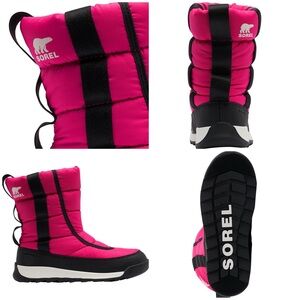 SOREL Whitney II Puffy Mid Boot Girls Size 6  MSRP $105 NEW WITHOUT BOX